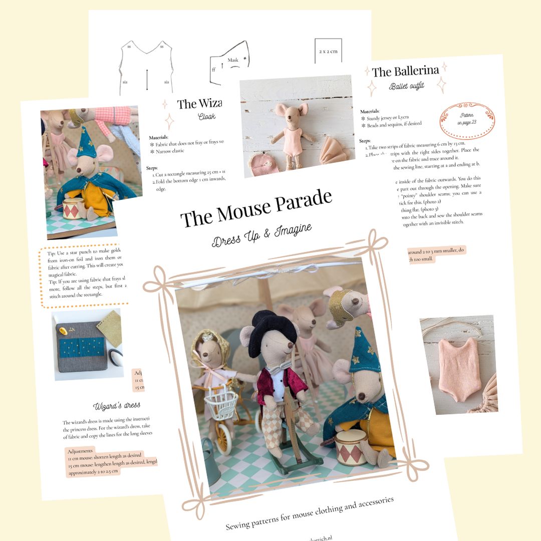 The Mouse Parade – Dress Up & Imagine English| Sewing Patterns (PDF)