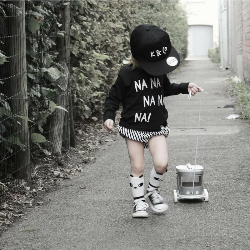 -Speelkoffertje tram okergeel