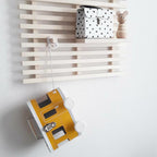 -Speelkoffertje tram okergeel