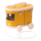 -Speelkoffertje tram okergeel