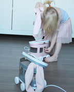 -Speelkoffertje tram okergeel