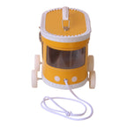 -Speelkoffertje tram okergeel