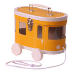 -Speelkoffertje tram okergeel