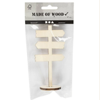 Wegwijsbord op pootje