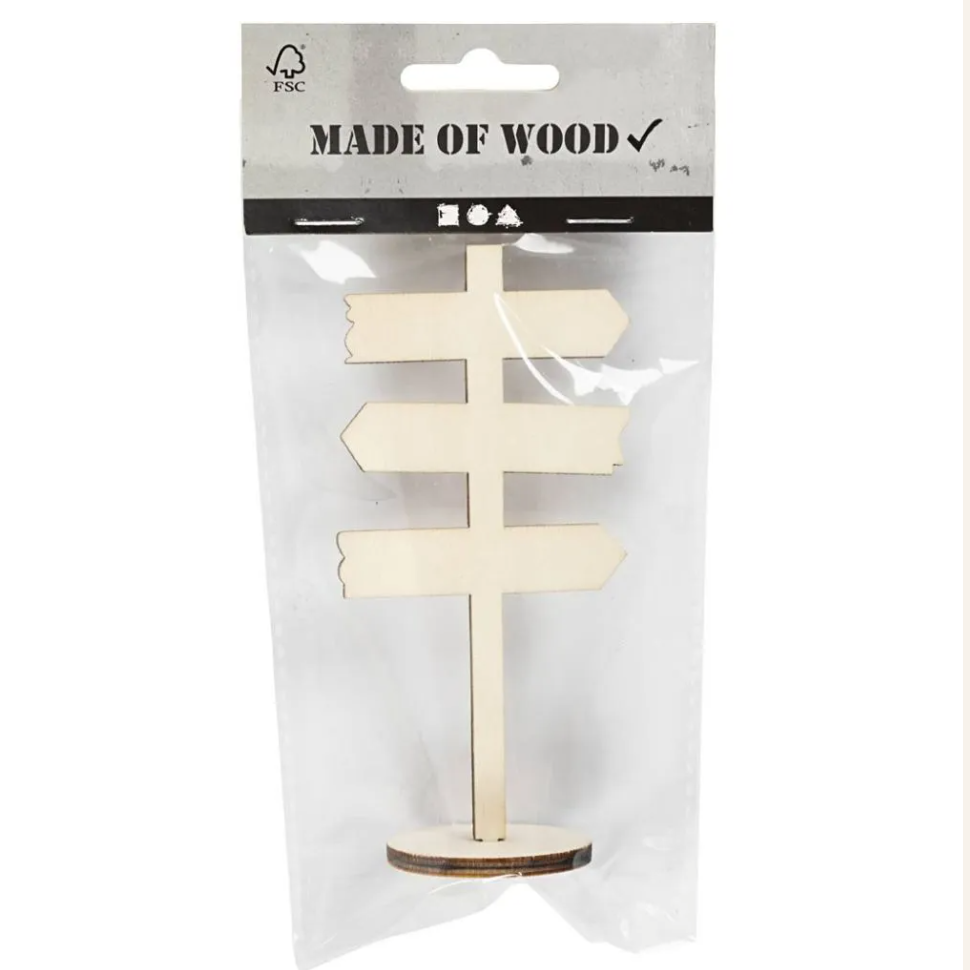 Wegwijsbord op pootje