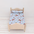 Bed naturel hout 1-persoons