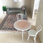 Vintage vloerkleed roze