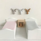 Hertenkop/rendier wit