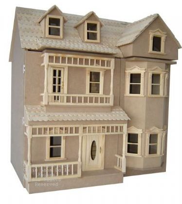 Nieuw: poppenhuis 'The Exmouth' ongeverfd