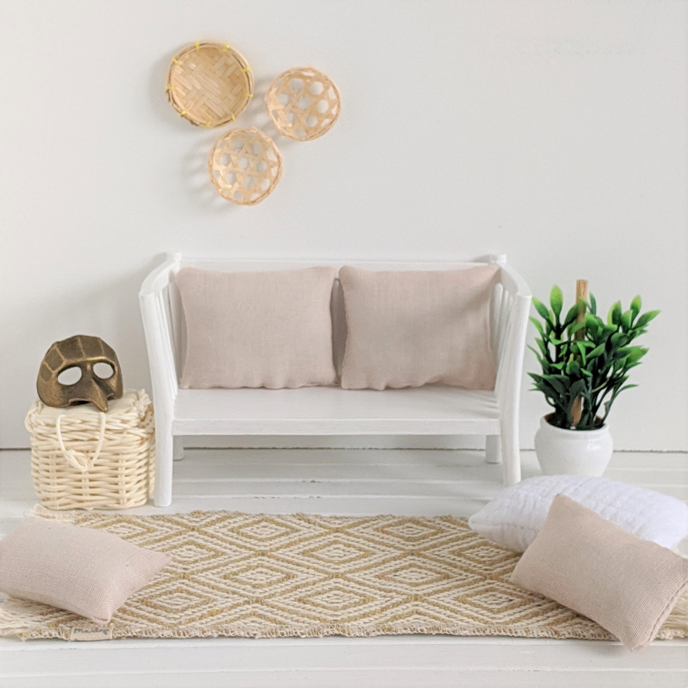 Kussentje poederroze - powder