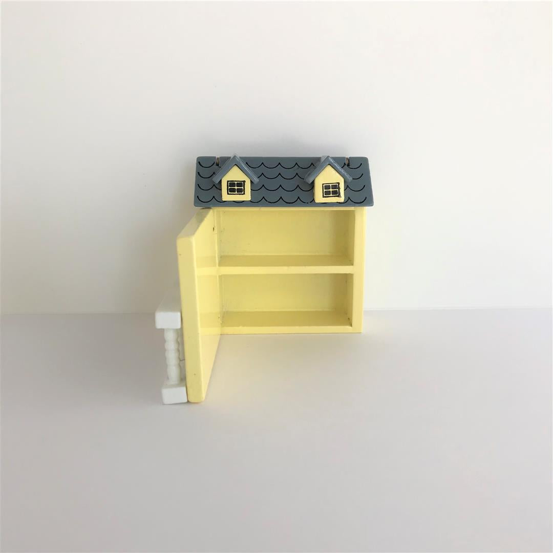 Poppenhuis voor het poppenhuis geel