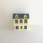 Poppenhuis voor het poppenhuis geel