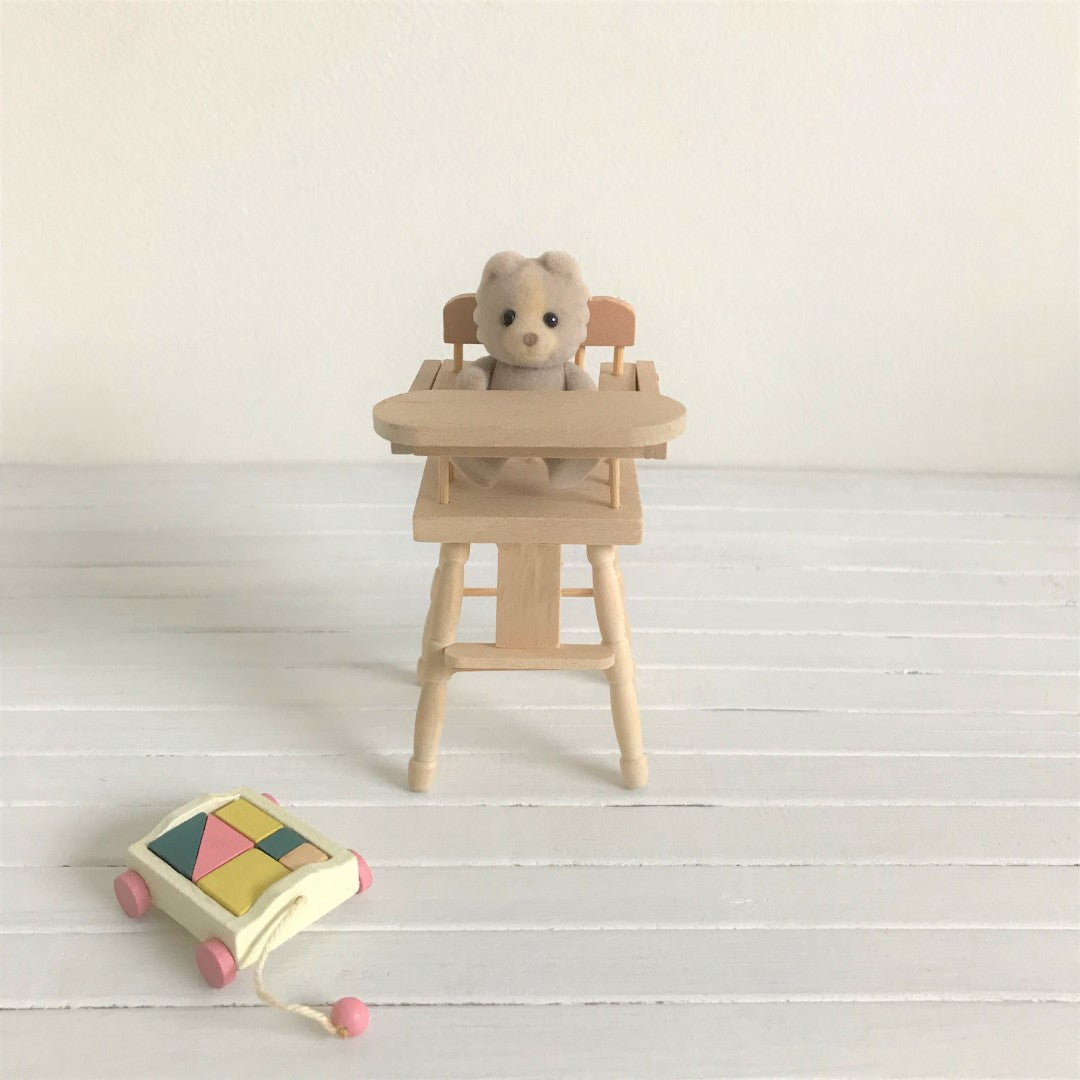 Kinderstoel naturel hout