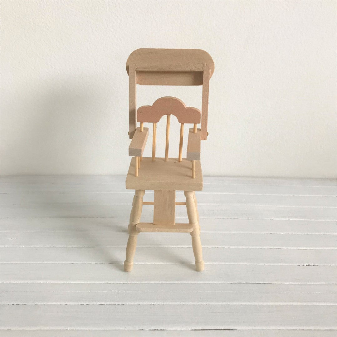 Kinderstoel naturel hout