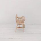 Kinderstoeltje naturel hout