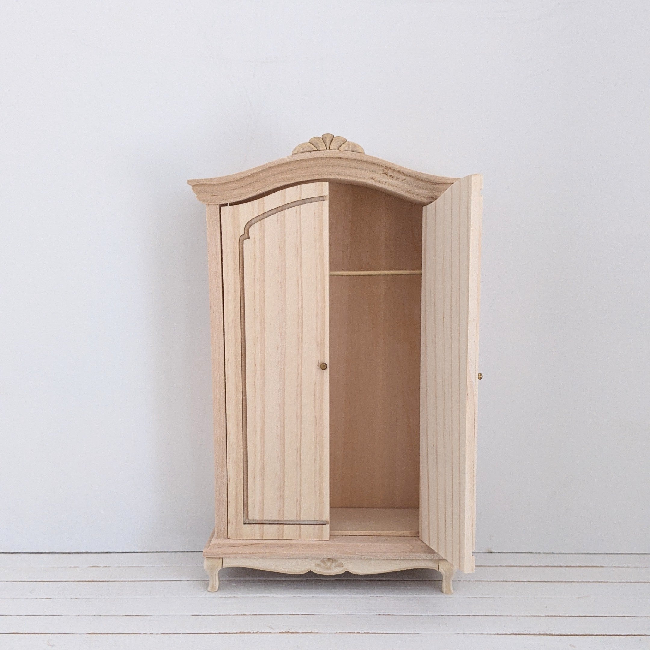 Kledingkast naturel hout