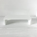 Langwerpige salontafel wit