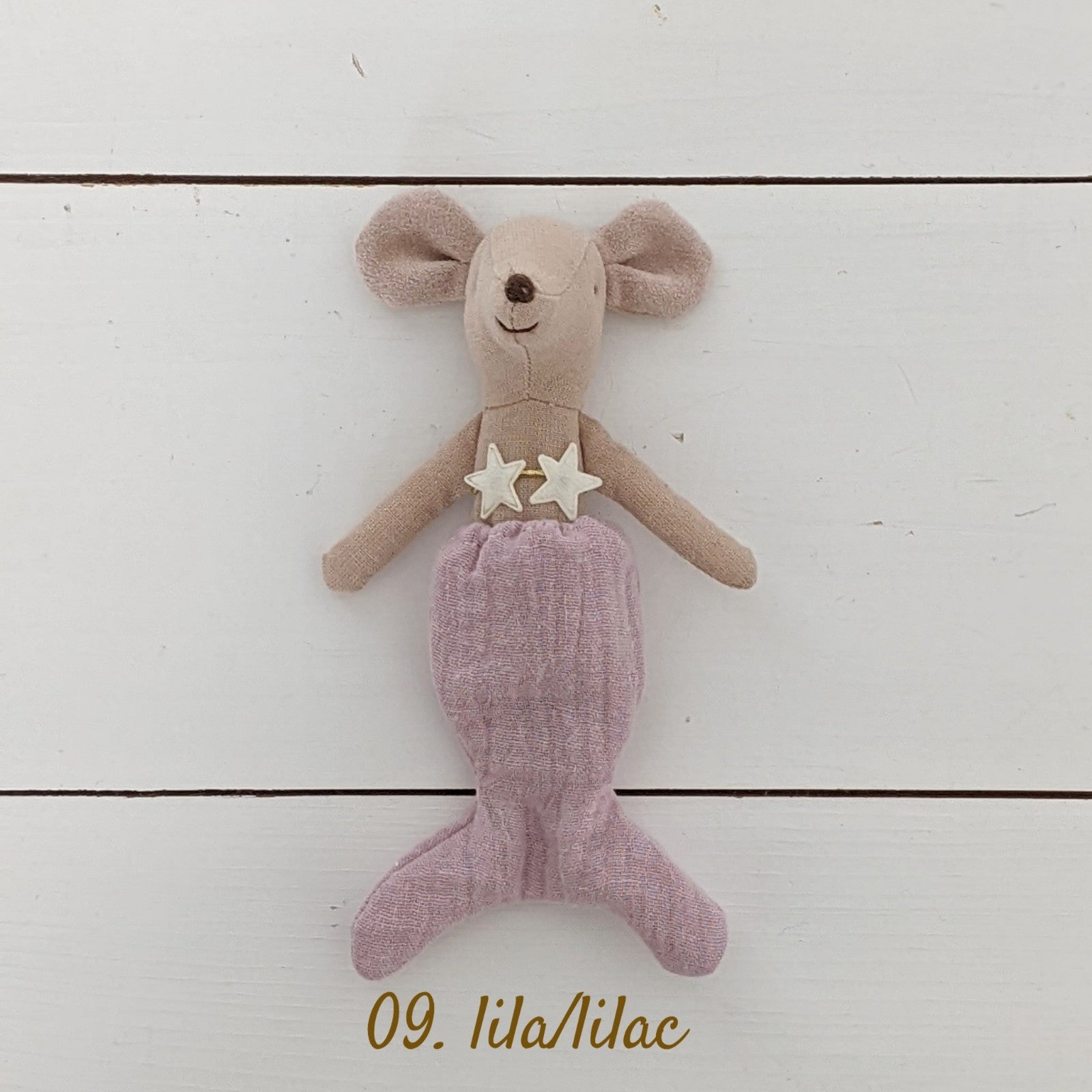 Zeemeerminsetje voor de muizen handgemaakt