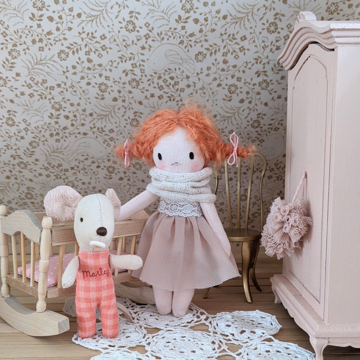 Dollhouse Dolly Bunny 'Ginger'