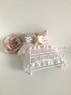 Metalen bed tweepersoons wit (afgekeurd)