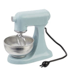 Lichtblauwe mixer blender