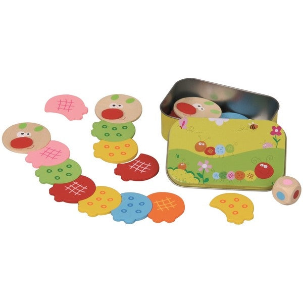 rupsenspel in blikje