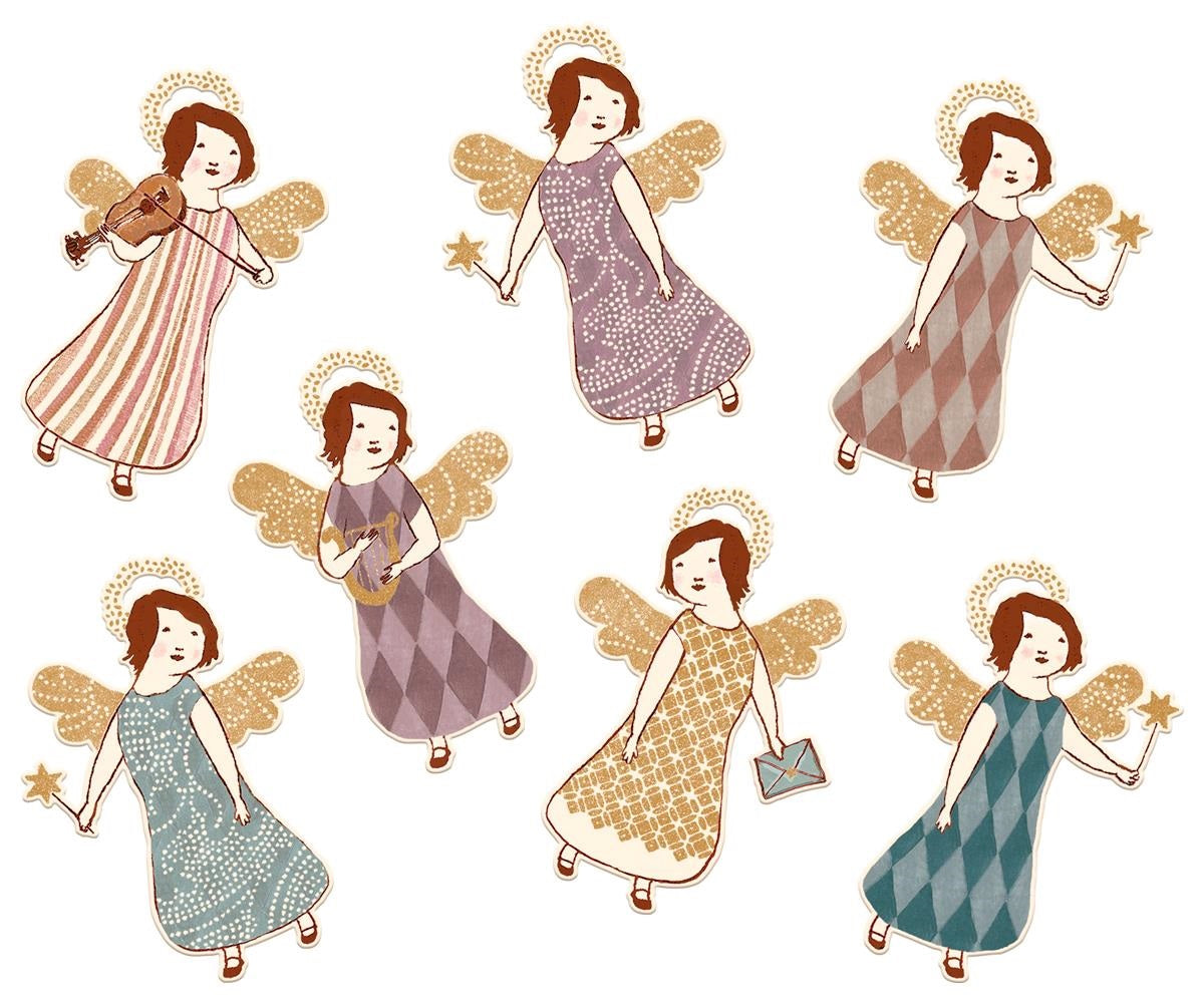 Maileg set angel tags