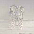 Metal bunk bed white