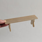 Bankje naturel hout