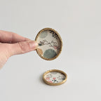 Set lijsten met verliefde muisjes