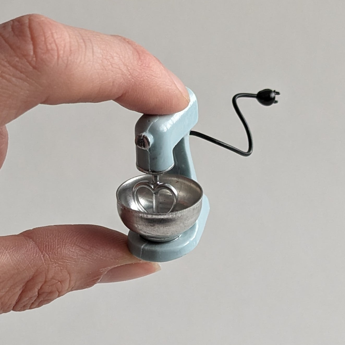 Lichtblauwe mixer blender