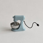 Lichtblauwe mixer blender