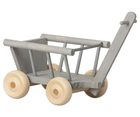 Maileg micro wagen grijs/wagon grey