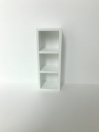 wit vakkenkastje voor het poppenhuis langwerpig (afgekeurd)