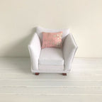 Stoel met leuningen wit