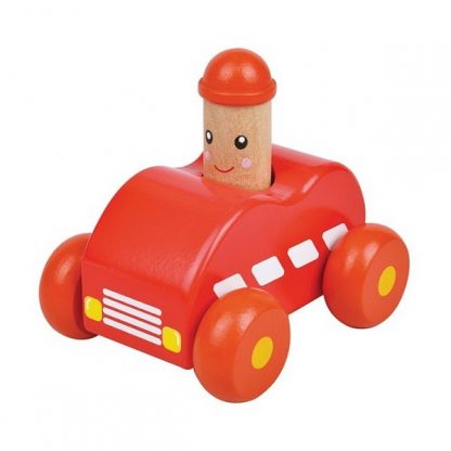 Squeaky-auto rood